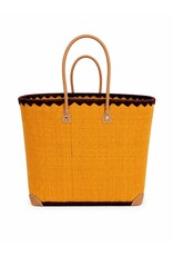 Trukado Modieus - Rieten Mand - Strand Tas met Vissen XL
