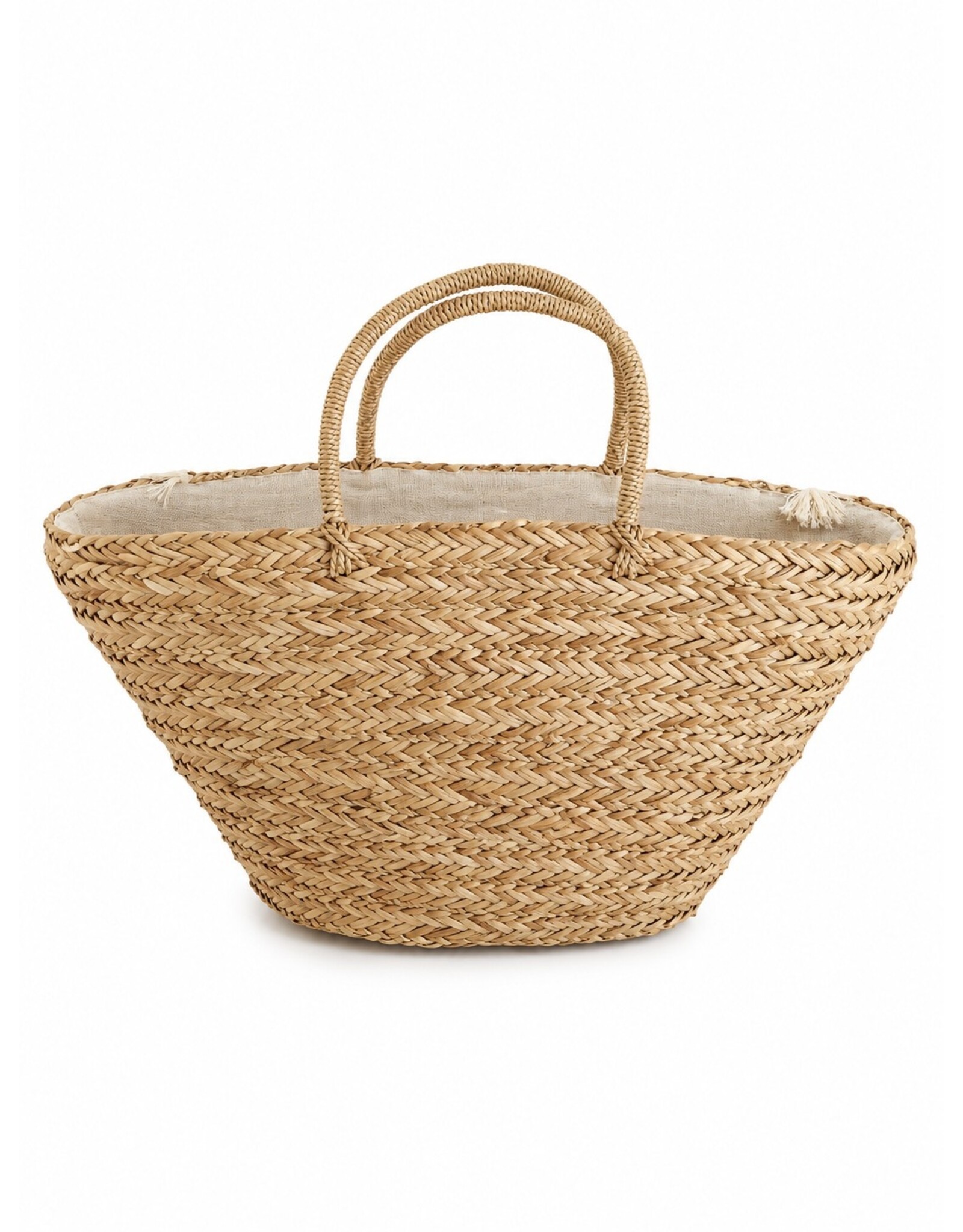 Trukado Modieus - Rieten Mand - Strand Tas Ibiza