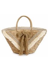 Trukado Modieus - Rieten Mand - Strand Tas Ibiza