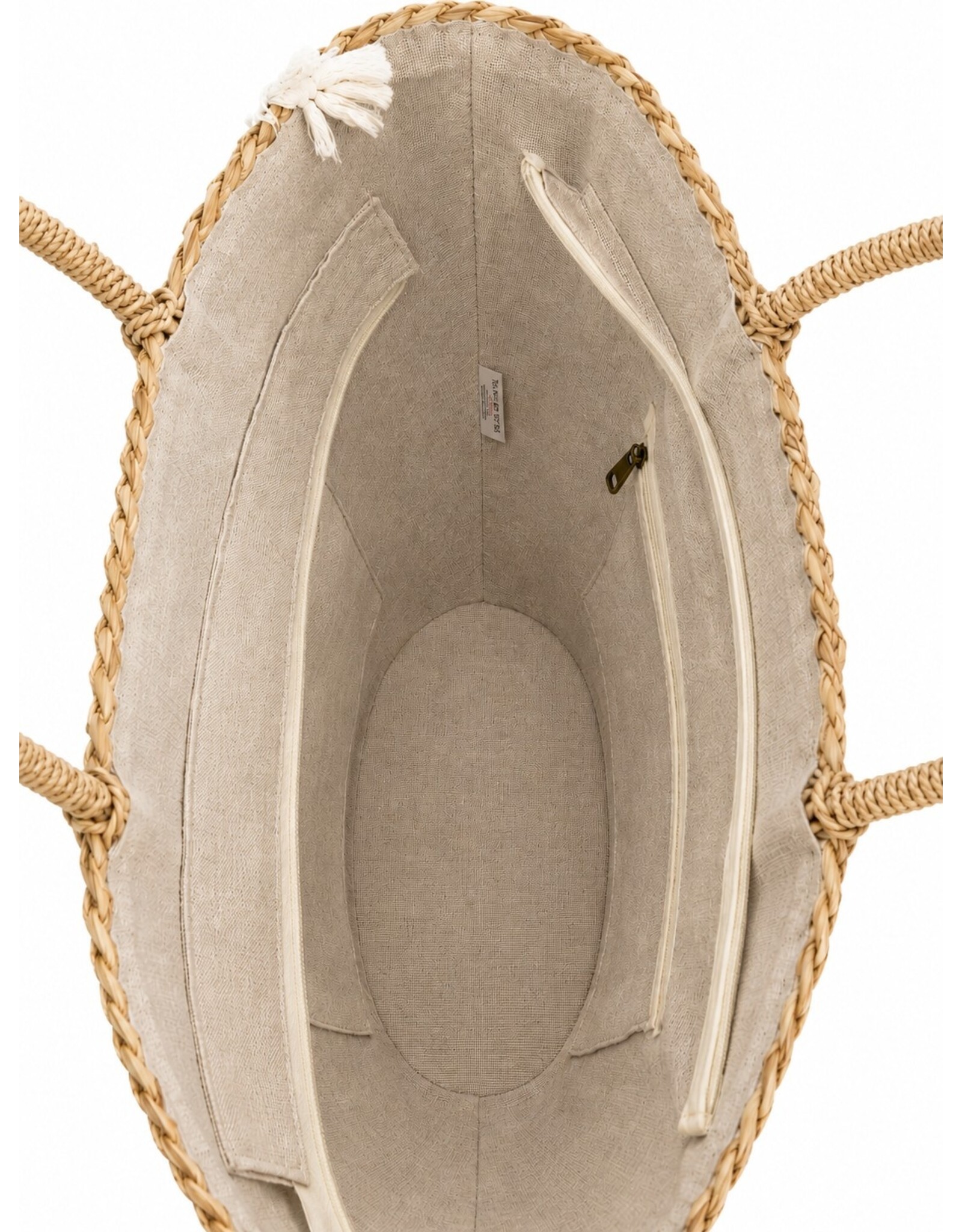 Trukado Modieus - Rieten Mand - Strand Tas Ibiza