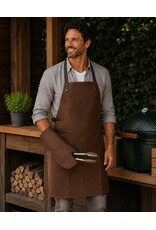 Hide & Stitches Leather belts and buckles - Leather Barbecue/Grill Apron, Leather Mitt and Tongs Set (brown)
