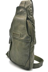 HillBurry Leather bags - Hillburry leather crossbody bag Sling bag green