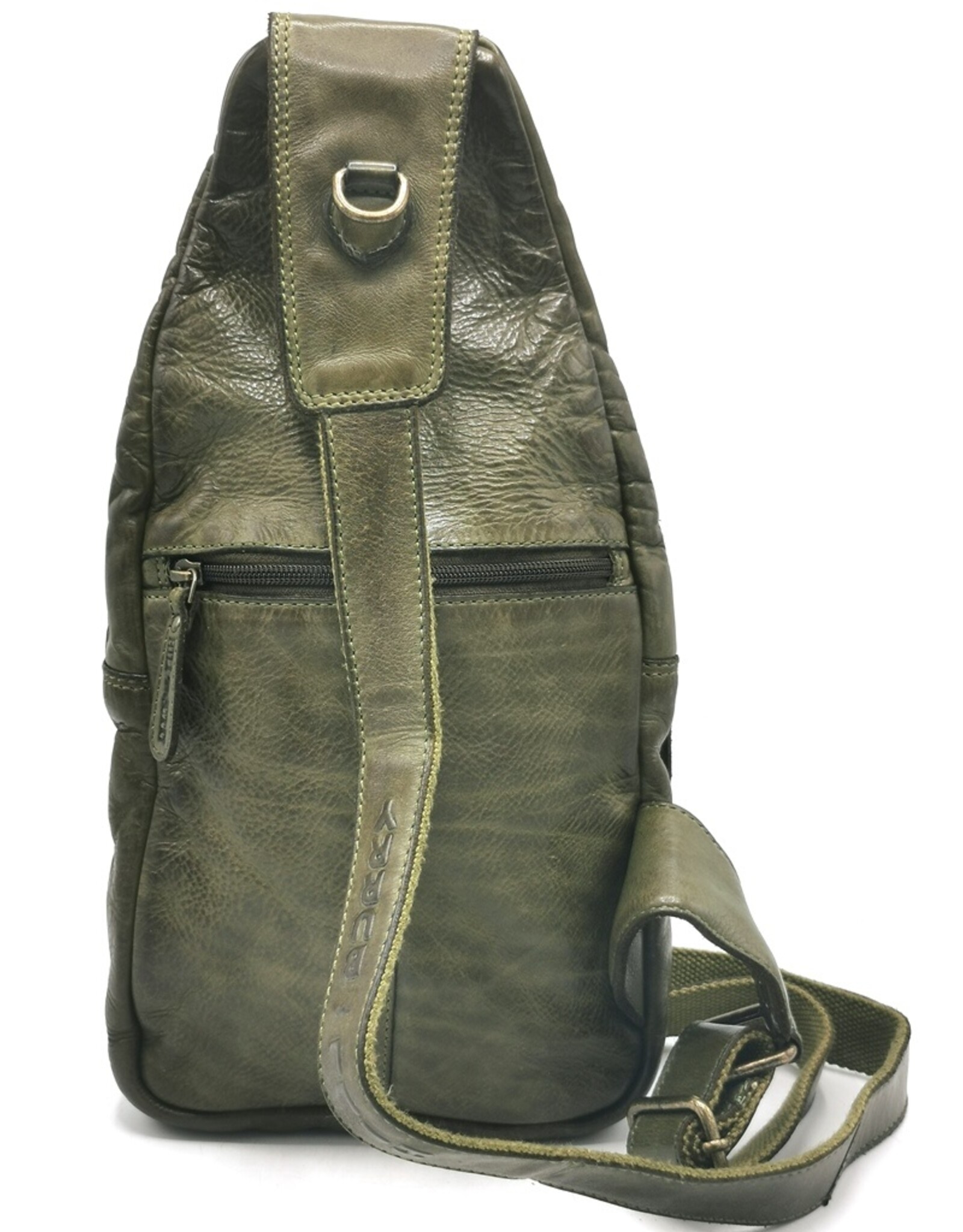 HillBurry Leather bags - Hillburry leather crossbody bag Sling bag green