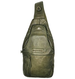 HillBurry Hillburry leather crossbody bag Sling bag green