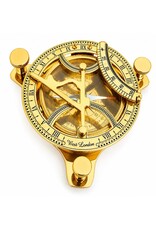 Trukado Giftware, beelden, collectables - Zonnewijzer Kompas Ø 9,5cm - messing