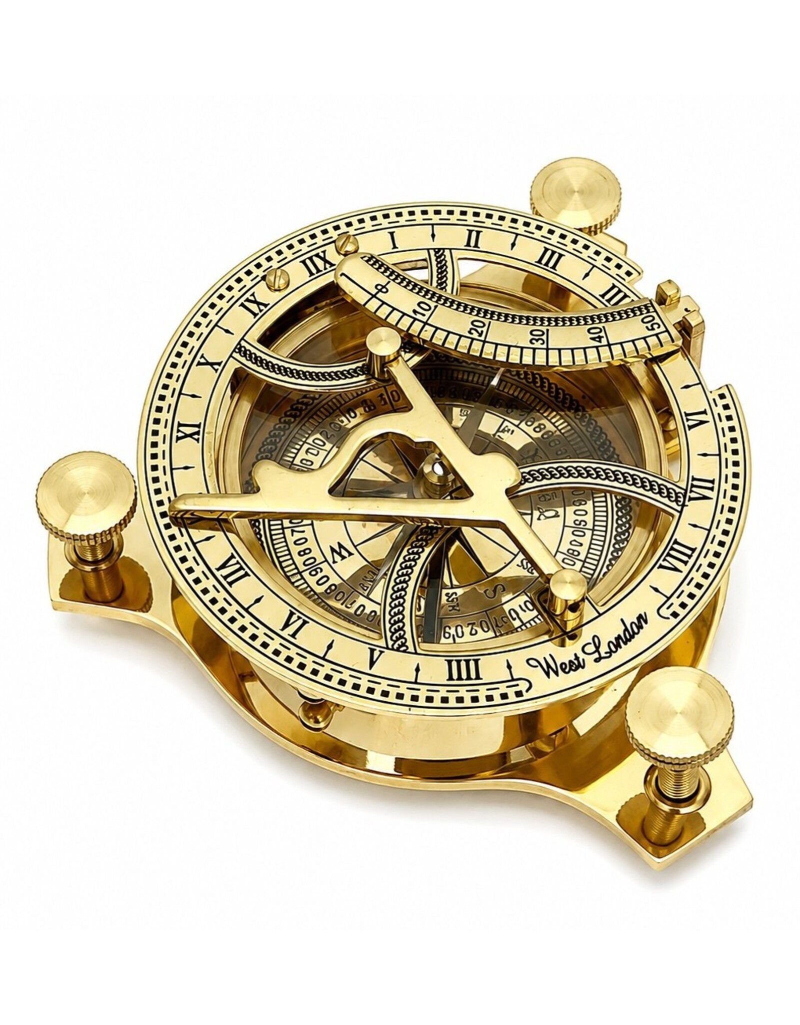 Trukado Giftware Figurines Collectables - Sundial Compass (large) - Brass