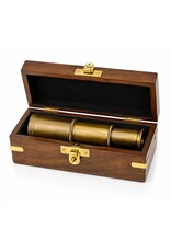 Trukado Miscellaneous - Messing Mini Telescoop in houten kistje