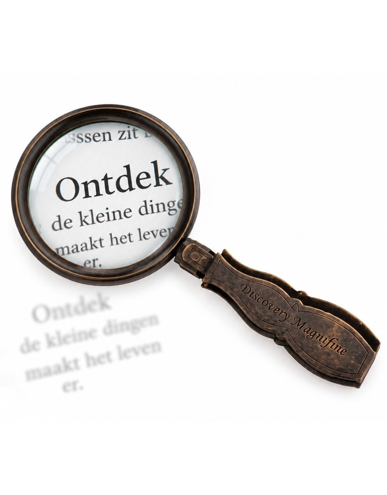 JB Miscellaneous - Opvouwbaar Vergrootglas van messing
