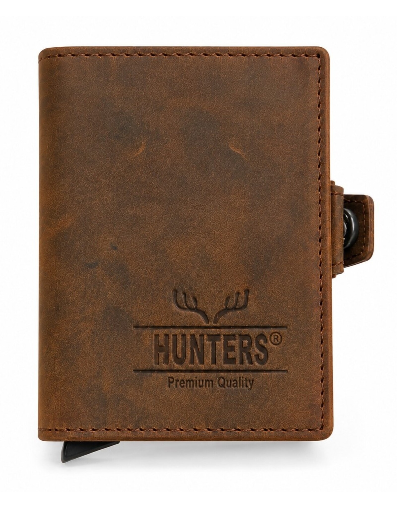 Hunters Leather Wallets - Hunters Safety Wallet for 8 cards