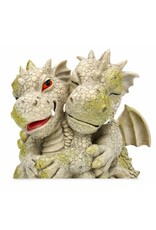 VG Giftware & Lifestyle - Tuindraak "Knuffelen" -  Drakenbeeldje 20cm