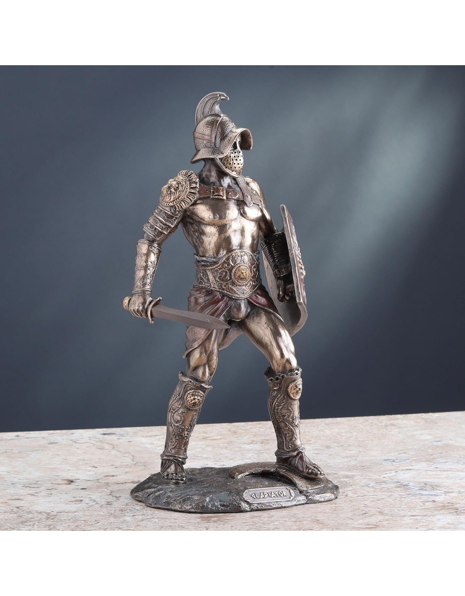 Veronese Design Giftware & Lifestyle - Murmillo Gladiator with Scutum en Gladius - Veronese Design