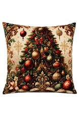 C&E Miscellaneous - Sierkussen Kerstboom Barok Stijl 45 x45 cm