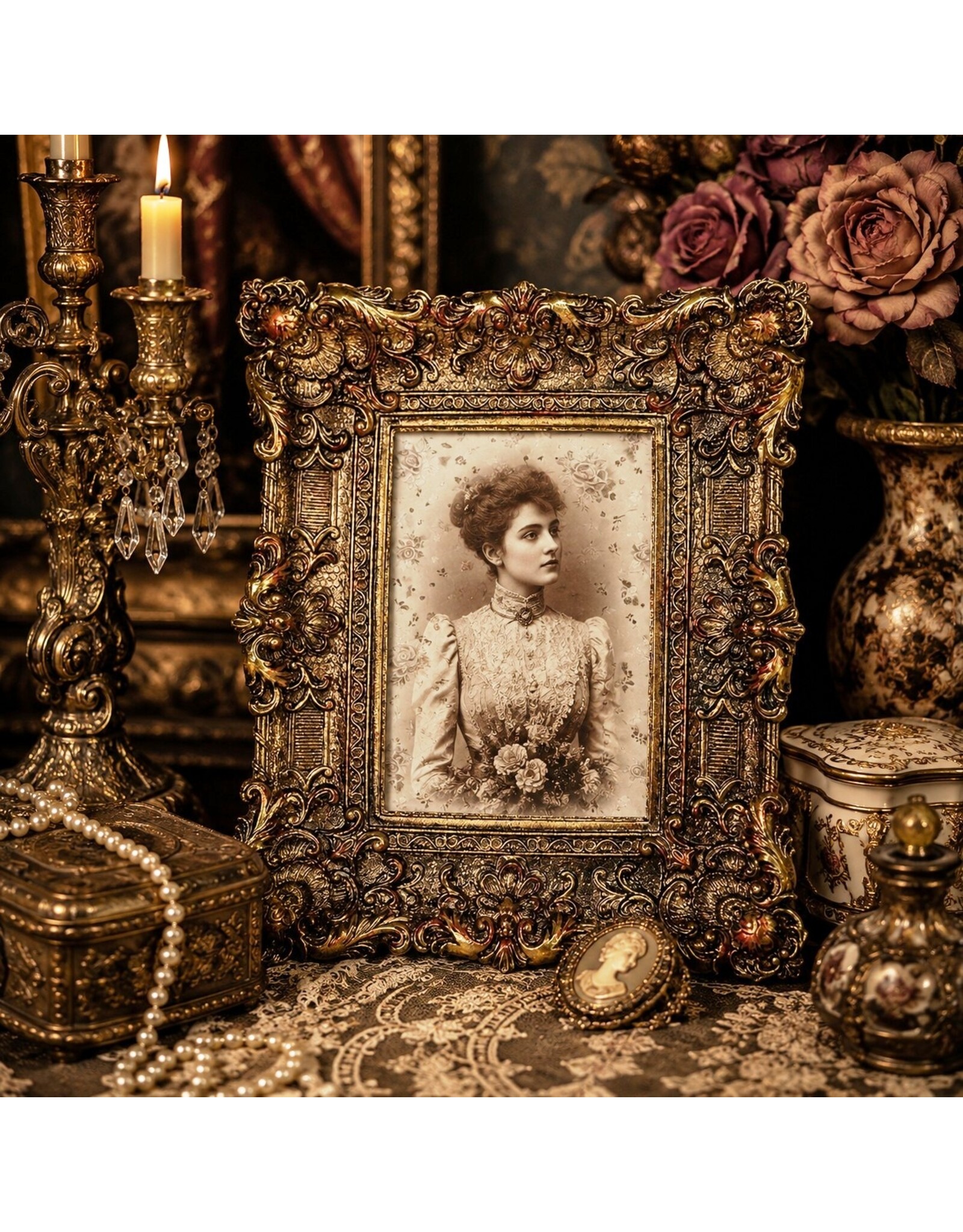 Clayre & Eef Miscellaneous - Photo Frame Victorian Style - Clayre & Eef