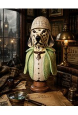 C&E Giftware Figurines Collectables - Dalmatian Dog Dressed as Sherlock Holmes  Bust 40cm