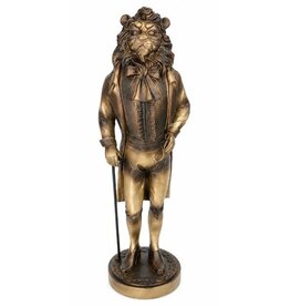 C&E Decorative Lion Statue Bronze-coloured 42cm