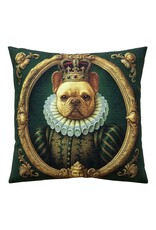 C&E Miscellaneous - Decorative Cushion French Bulldog Queen 45 x 45 cm