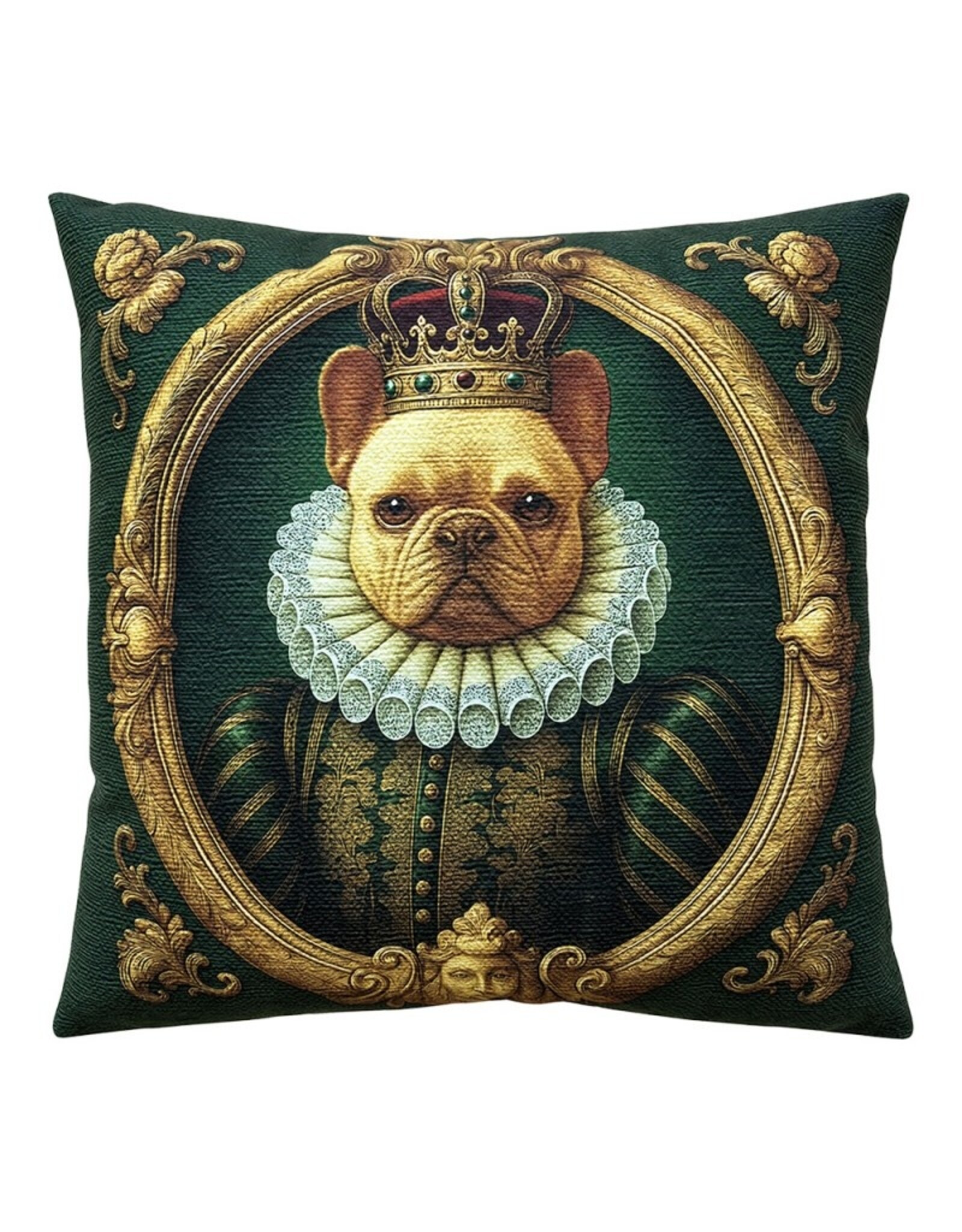 C&E Miscellaneous - Sierkussen French Bulldog Queen 45 x45 cm