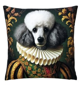 C&E Decorative Cushion Poodle Nobleman 45 x 45 cm