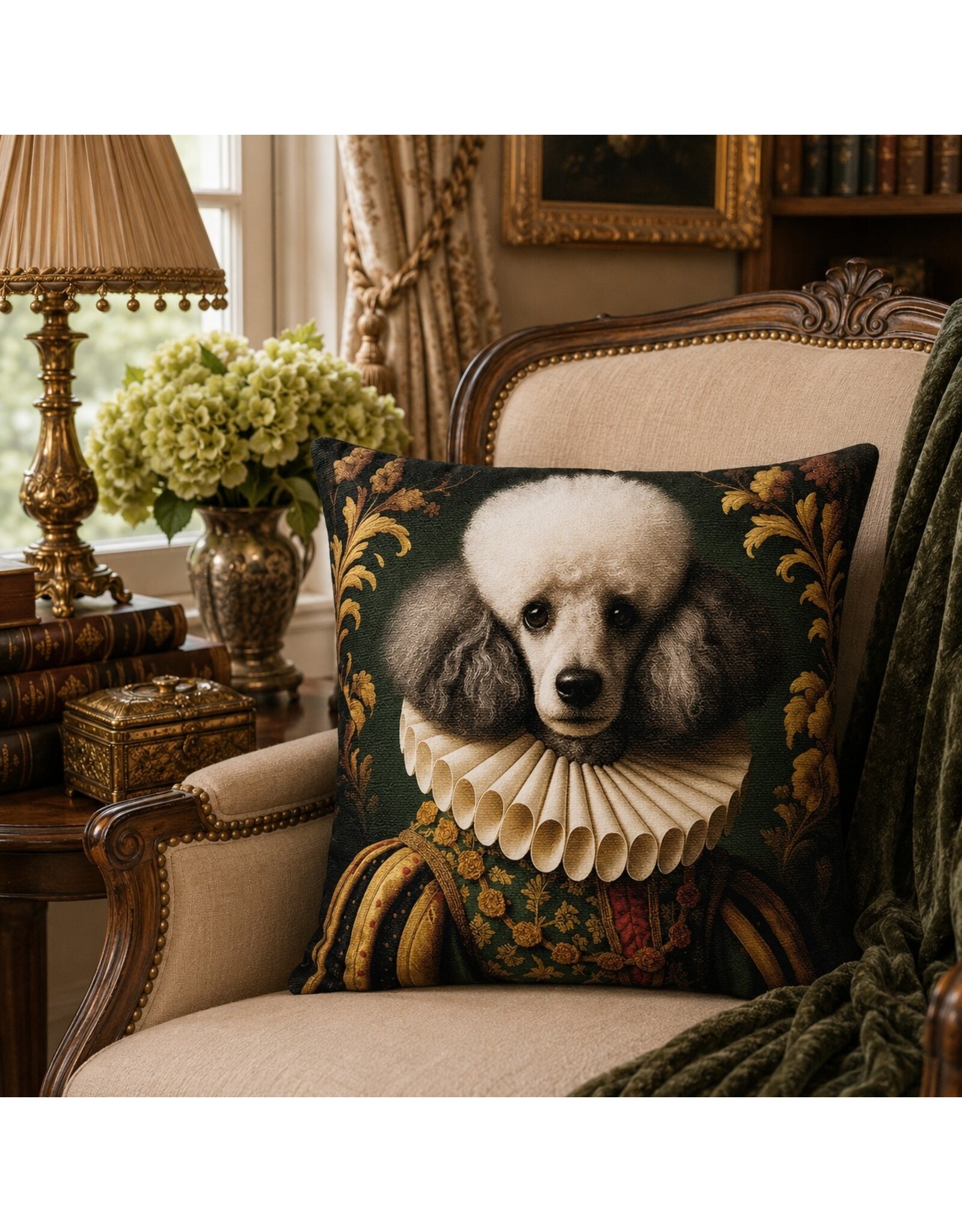 C&E Miscellaneous - Decorative Cushion Poodle Nobleman 45 x 45 cm