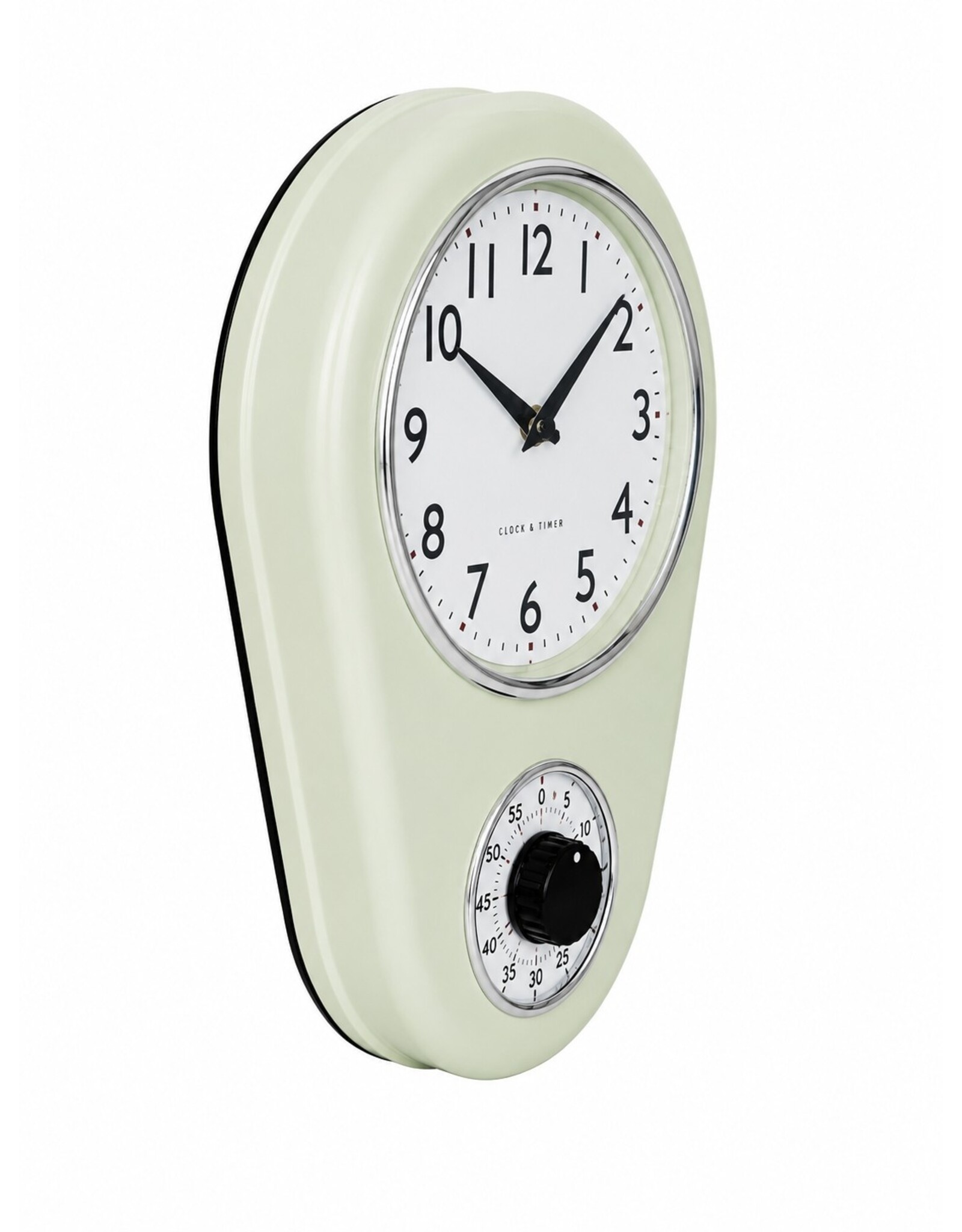 Gabriel Miscellaneous - Retro Wall Clock with Timer
