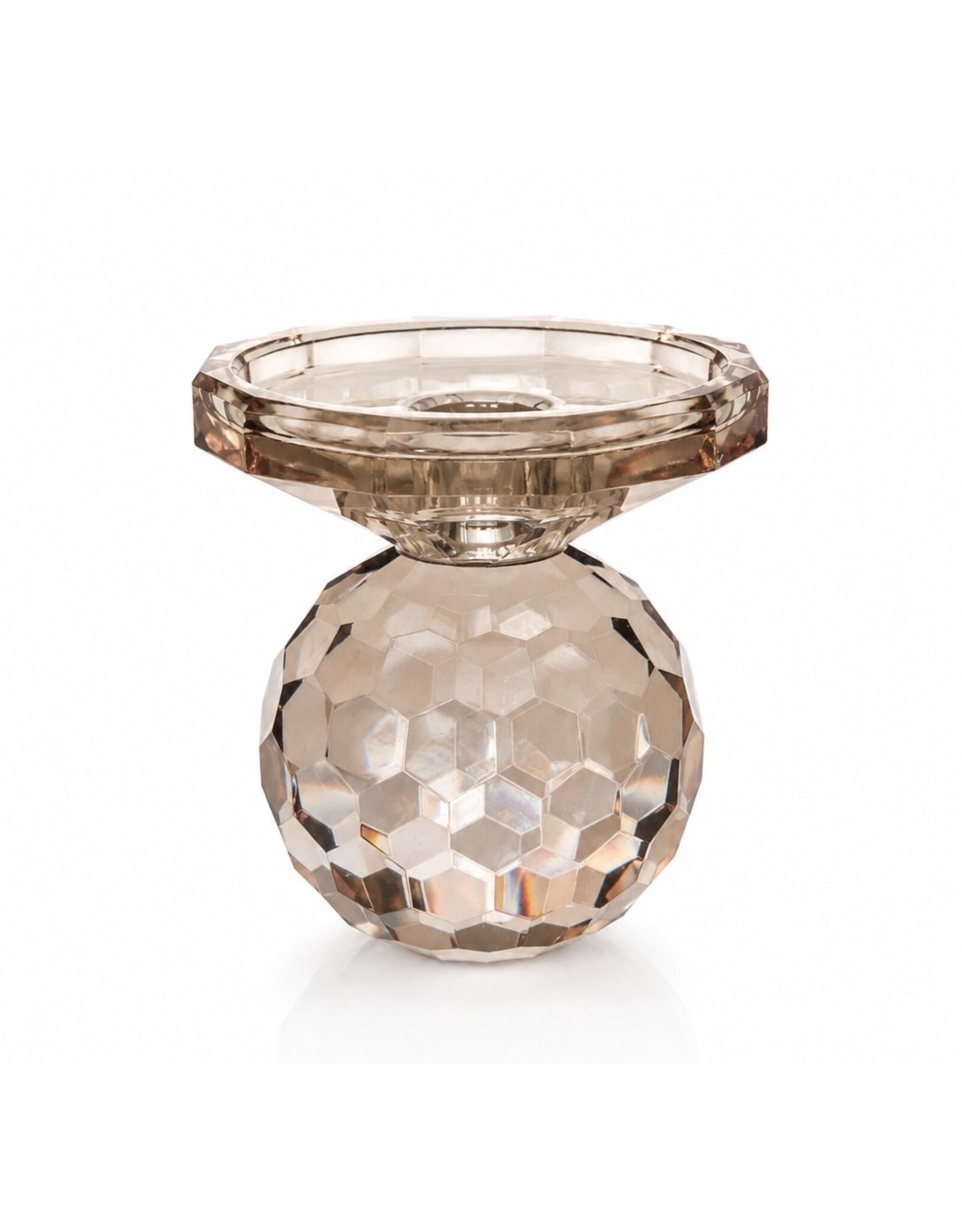 Diga Colmore Giftware & Lifestyle -  Glass Candle holder LUNELLE Ø7x9 cm - Colmore