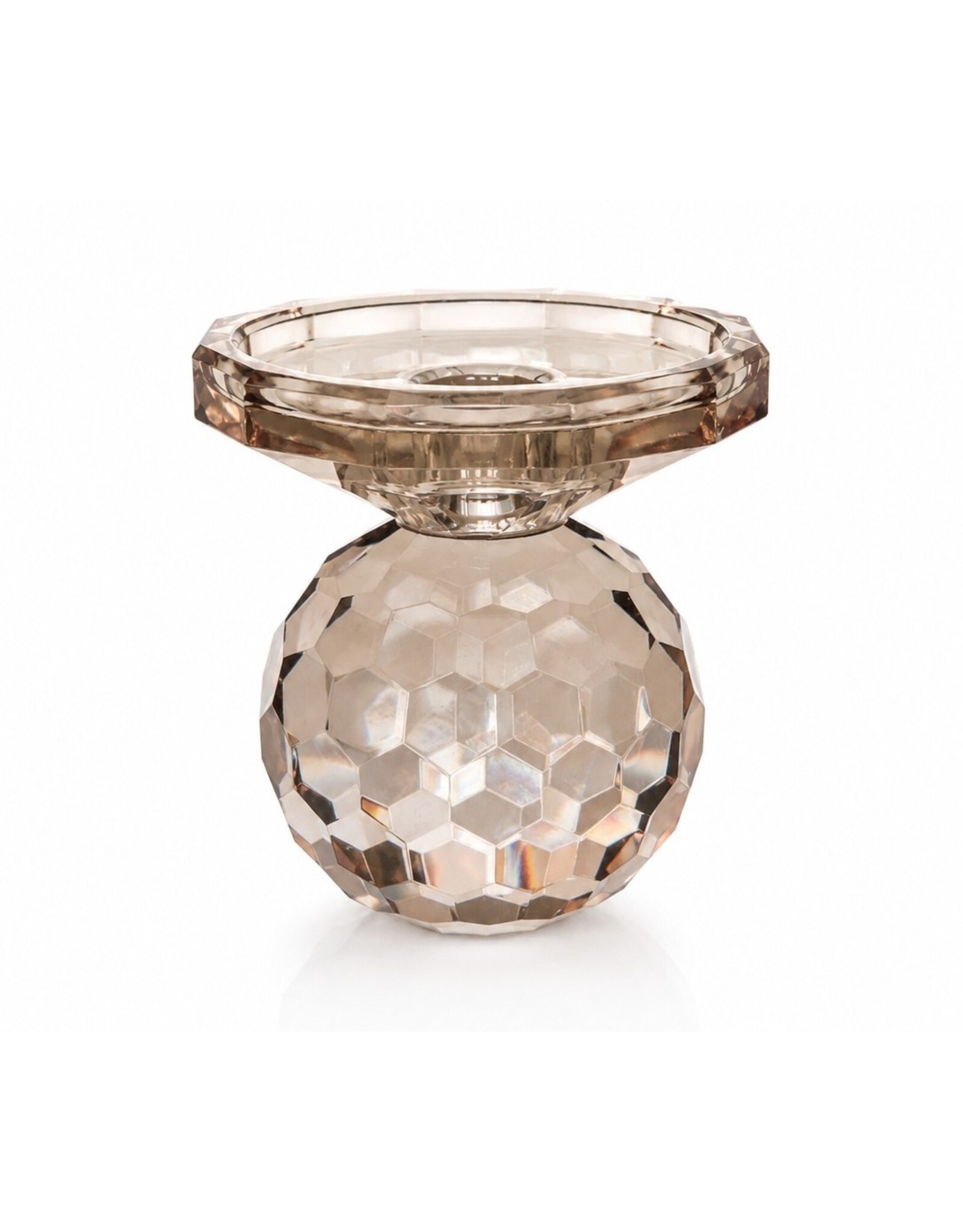 Diga Colmore Giftware & Lifestyle -  Glass Candle holder LUNELLE Ø7x9 cm - Colmore