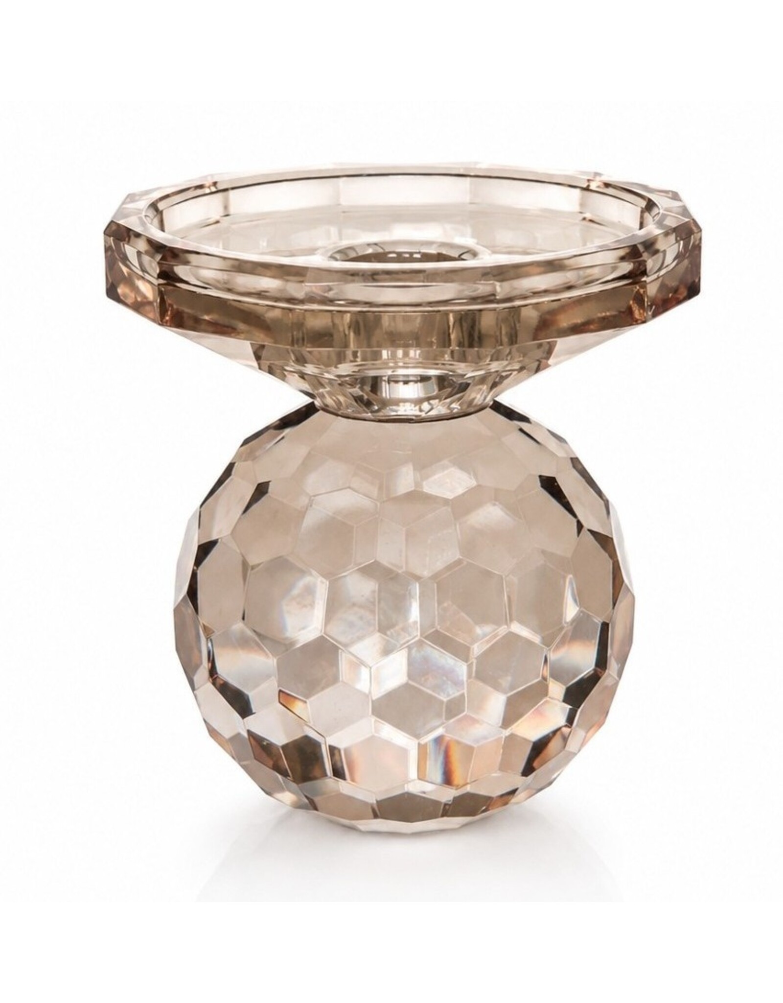 Diga Colmore Giftware & Lifestyle -   Glass Candle holder LUNELLE Ø9x11 cm - Colmore