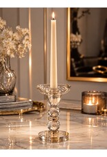 Diga Colmore Giftware & Lifestyle - Glazen Kaarsenhouder OPULENT Ø10x17 cm - Colmore