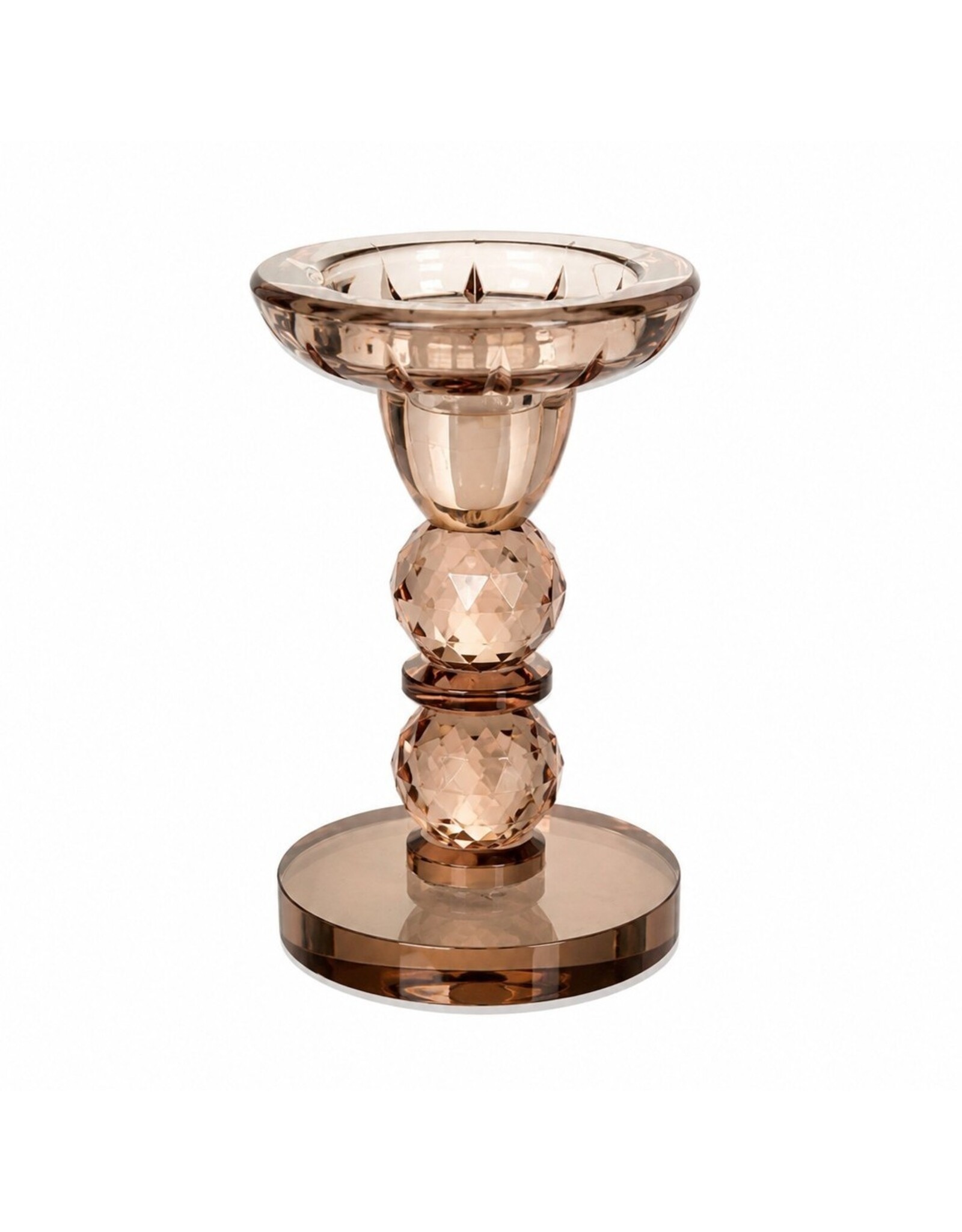 Diga Colmore Giftware & Lifestyle - Glass Candle holder OPULENT Ø10x17 cm - Colmore