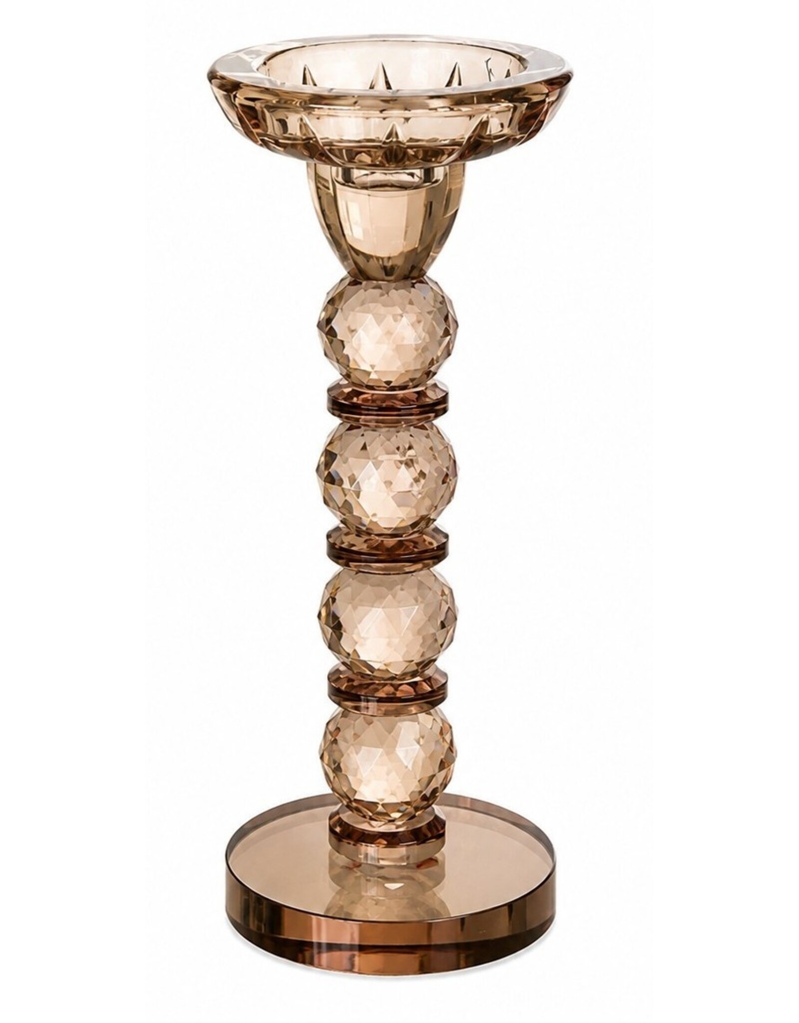 Diga Colmore Giftware & Lifestyle - Glass Candle holder OPULENT Ø10x25 cm - Colmore