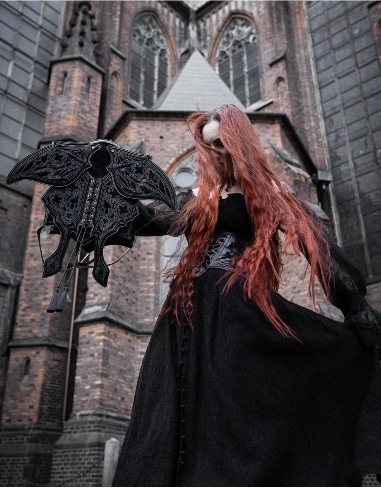 Restyle Fantasy bags and wallets - Obsidian Moth Backpack with Movable Wings  - Restyle