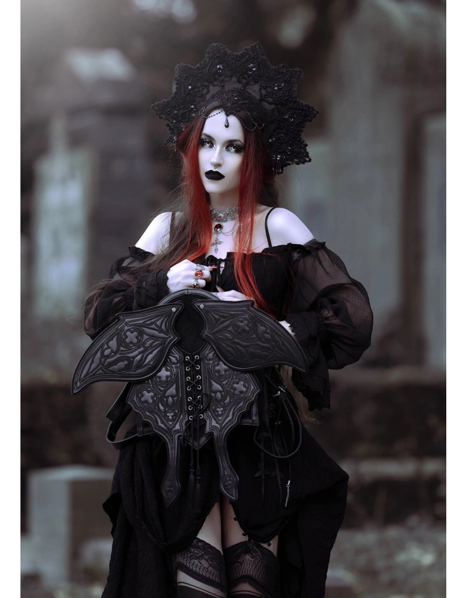 Restyle Fantasy bags and wallets - Obsidian Moth Backpack with Movable Wings BLK Restyle