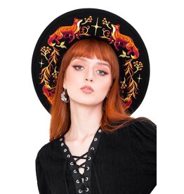 Restyle Embers Hat with with Fox & Plants Embroidery