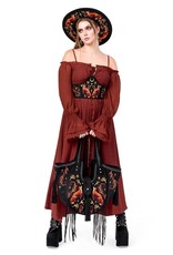 Restyle Gothic and Steampunk accessories - with Fox & Plants Embroidery