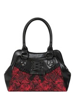 Banned Gothic tassen Steampunk tassen - Banned Crimson Thorn Rose Schoudertas