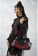 Banned Gothic bags Steampunk bags - Banned Crimson Thorn Rose Shoulder Bag