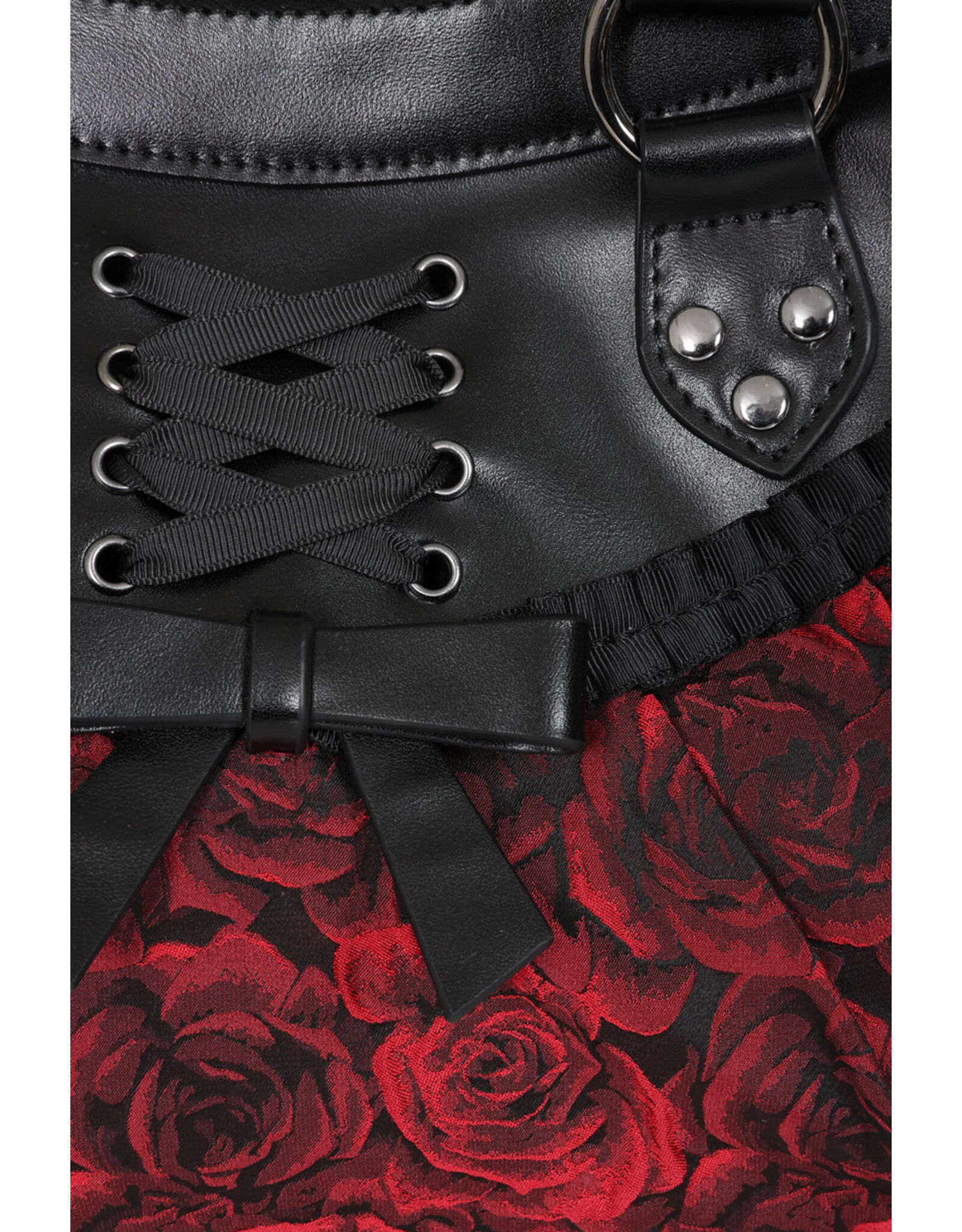 Banned Gothic tassen Steampunk tassen - Banned Crimson Thorn Rose Schoudertas