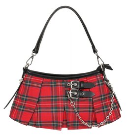 Banned Banned Anarchy Kilt Handbag red