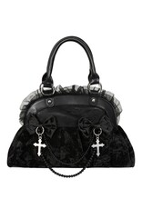 Banned Retro bags  Vintage bags - Sanctum Velvet Gothic-Victorian Handbag