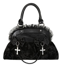 Banned Sanctum Velvet Gothic-Victorian Handbag