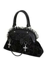 Banned Retro tassen Vintage tassen - Sanctum Velvet Gothic-Victoriaans Handtas