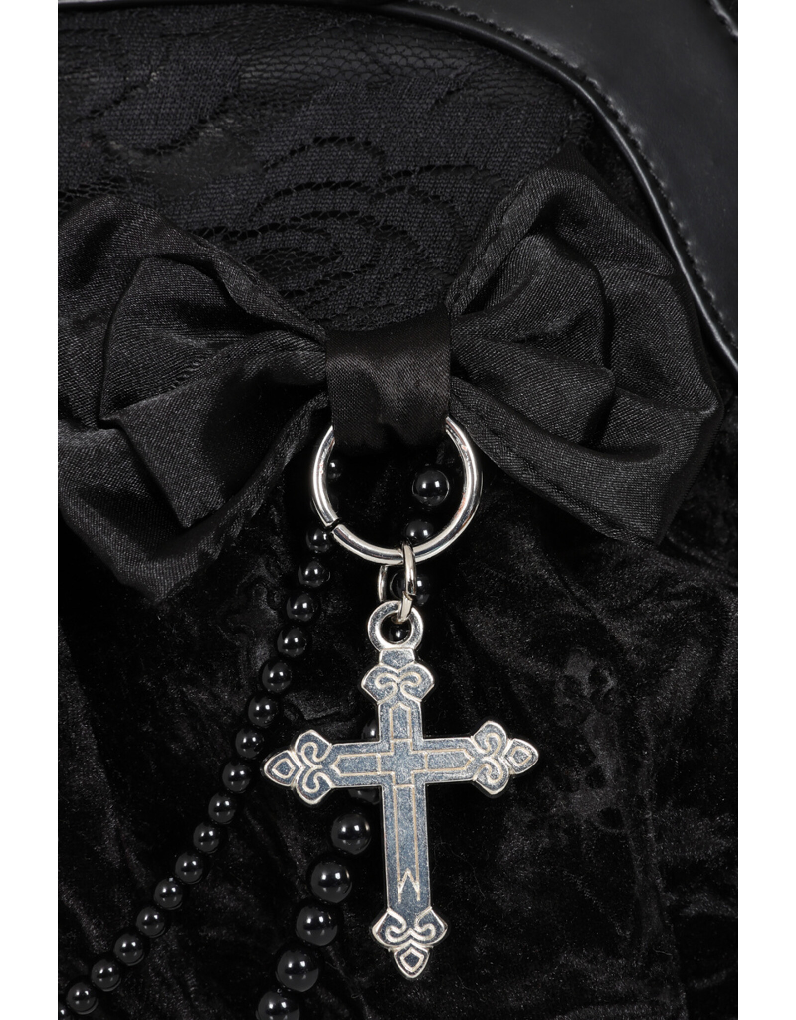 Banned Retro tassen Vintage tassen - Sanctum Velvet Gothic-Victoriaans Handtas