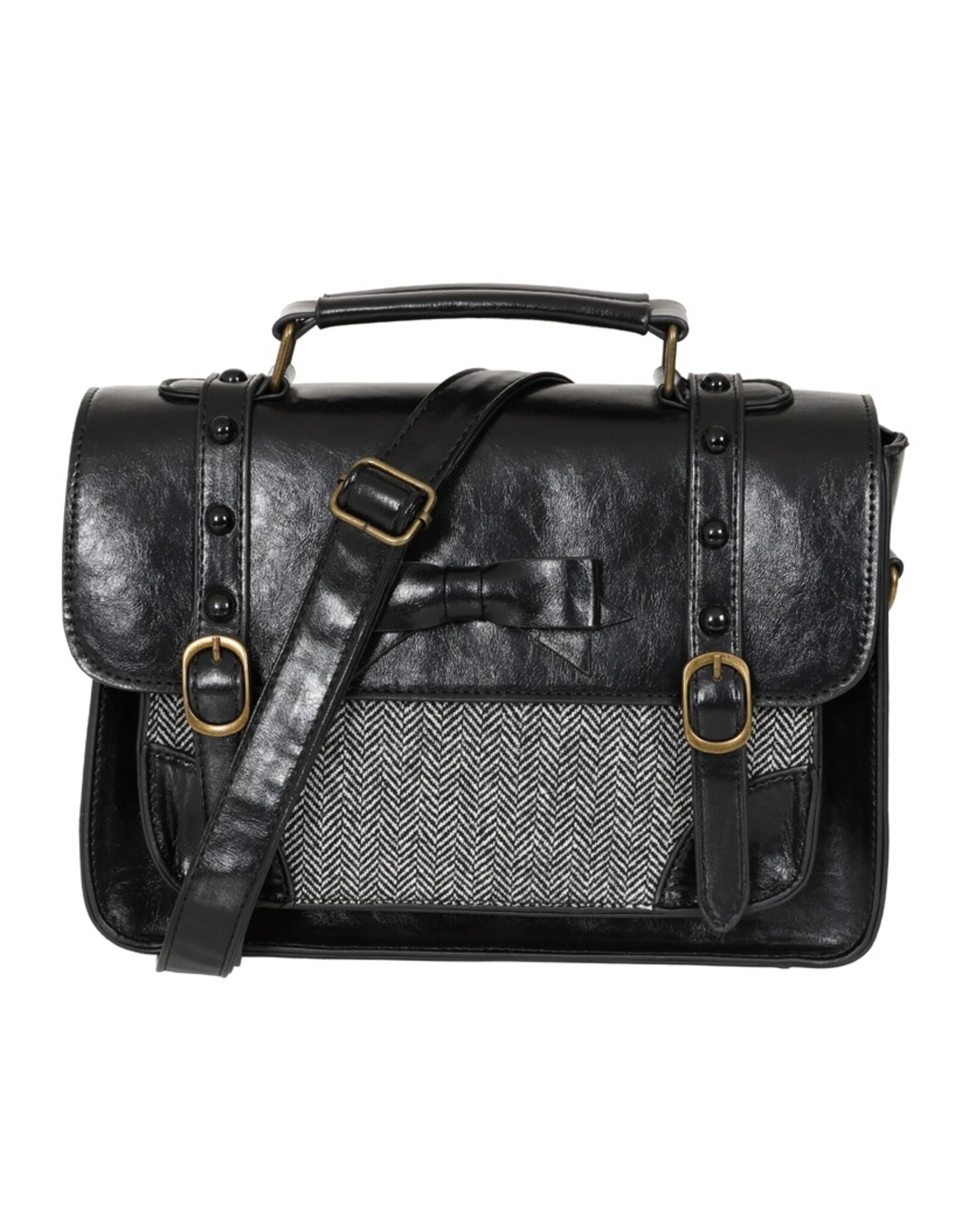 Banned Retro bags  Vintage bags - Banned Retro Herringbone Heirloom handbag