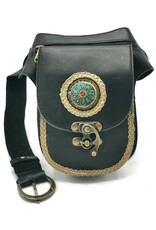 Trukado Leather Festival bags, waist bags and belt bags - Cowhide waist bag with Vintage Hook