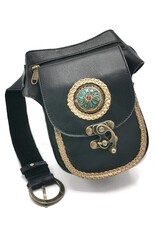 Trukado Leather Festival bags, waist bags and belt bags - Cowhide waist bag with Vintage Hook