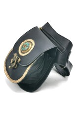Trukado Leather Festival bags, waist bags and belt bags - Cowhide waist bag with Vintage Hook