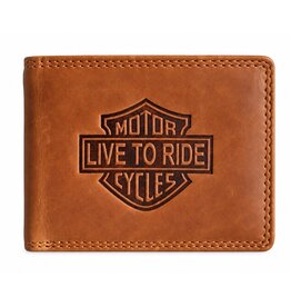 HillBurry HillBurry Wallet Live to Ride horizontale brown