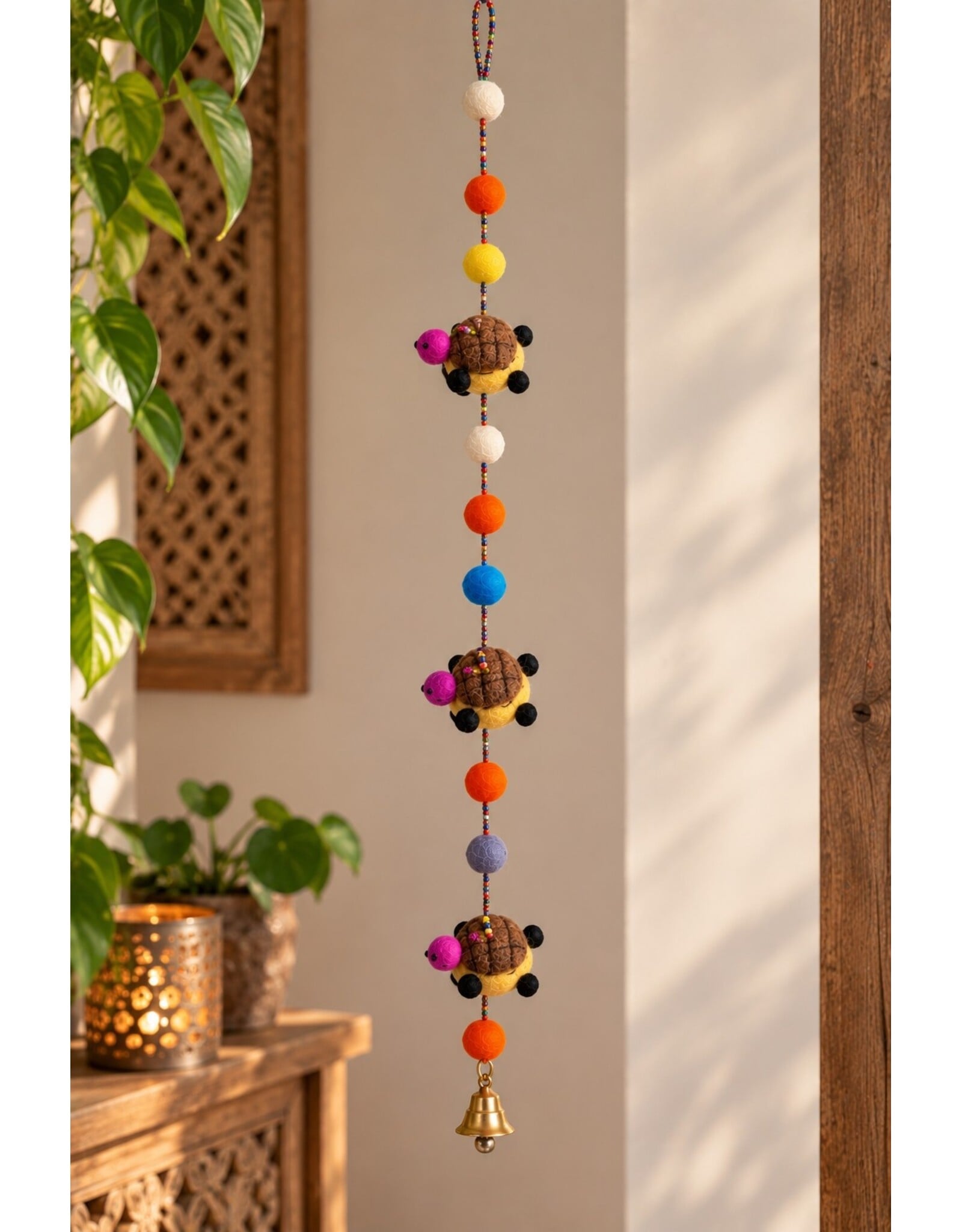 Trukado Miscellaneous - Vilten Mobiel Shildpadjes handgemaakt, ca 100cm