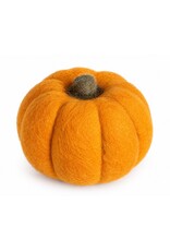 Trukado Miscellaneous - Vilten Oranje Pompoen Decoratie - 100% wol