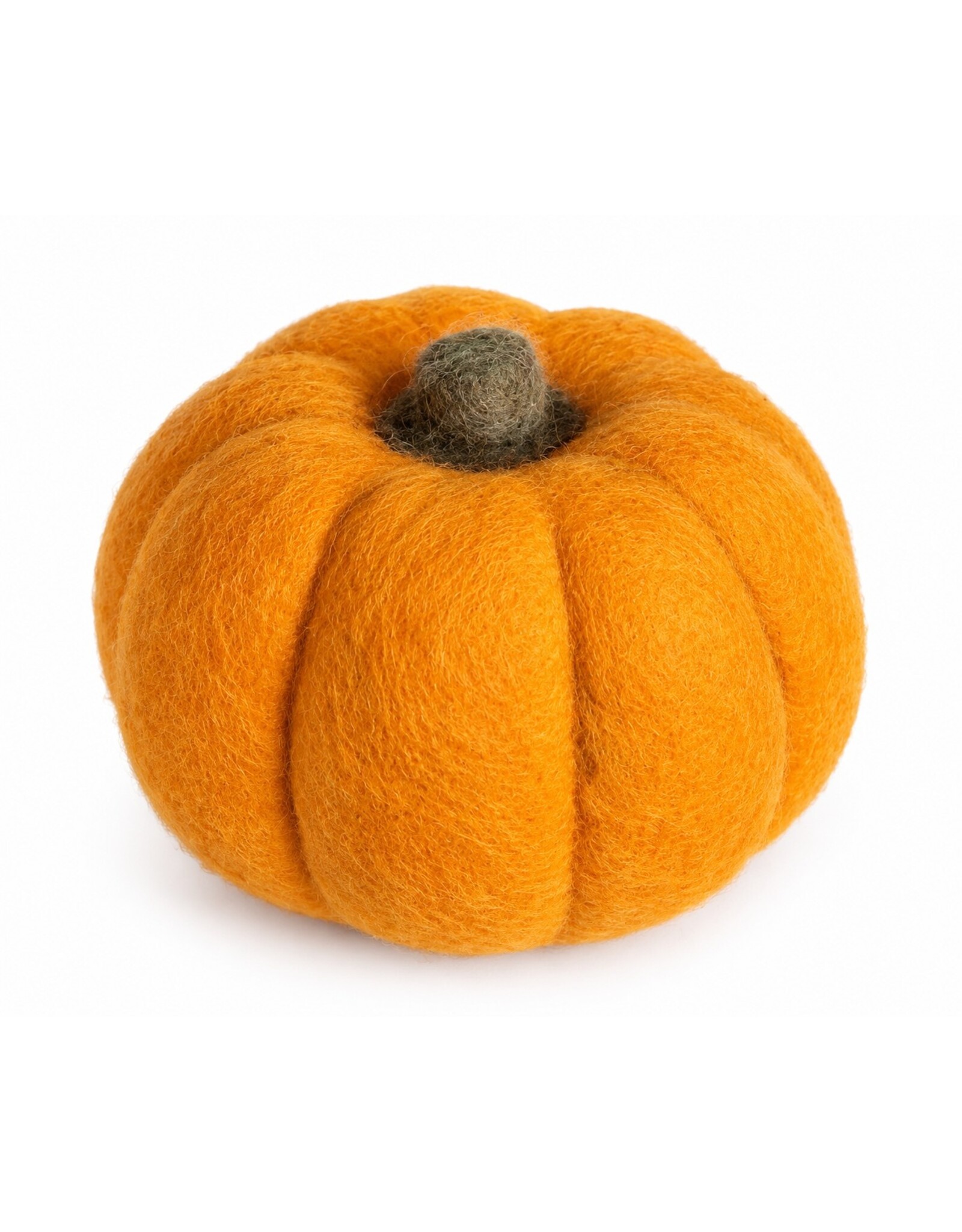 Trukado Miscellaneous - Vilten Oranje Pompoen Decoratie - 100% wol